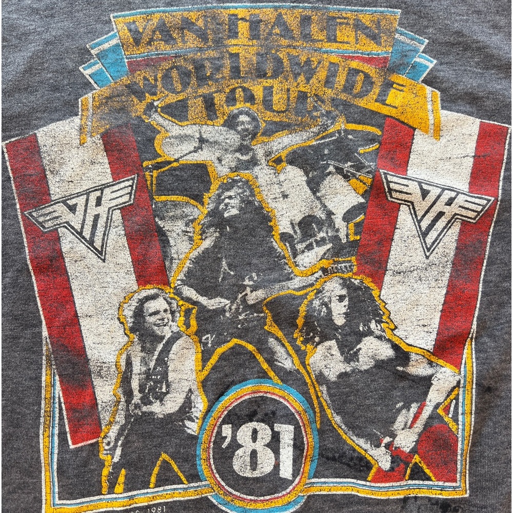 Van Halen worldwide tour shirt ‘81 - Picture 3 of 6